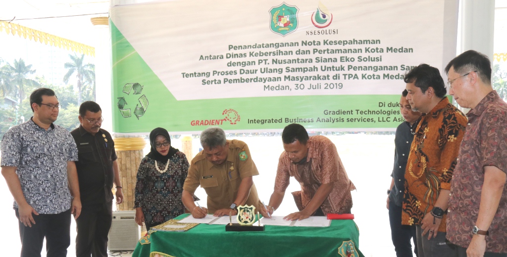 DKP Medan & PT NSESOLUSI Tandatangani Nota Kesepahaman Proses Daur Ulang Sampah